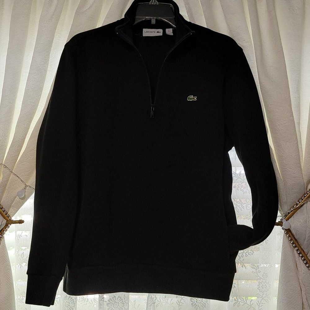 Lacoste half zip pockets NWOT